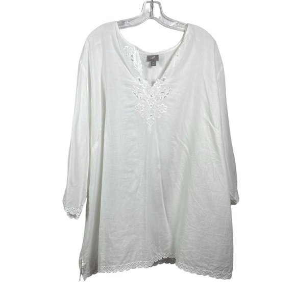 J.Jill Eyelet Blouse - Picture 1 of 6